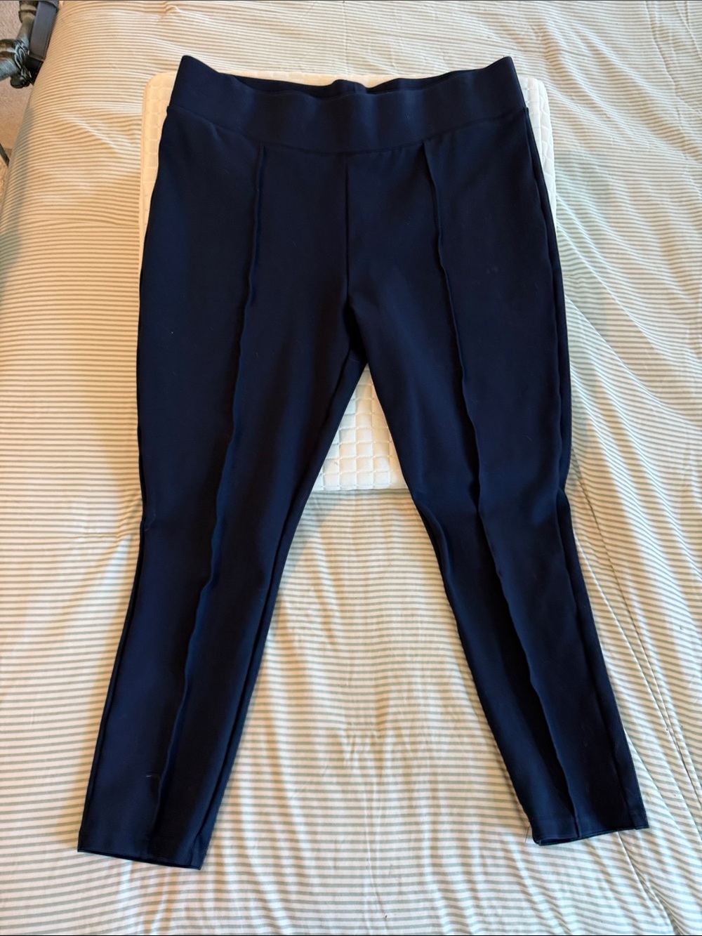 Seven7 Dark Navy Ponte Ankle Leggings